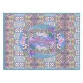 Een paarse Paradise-tablet Tafelkleed (Voorkant (Horizontaal))