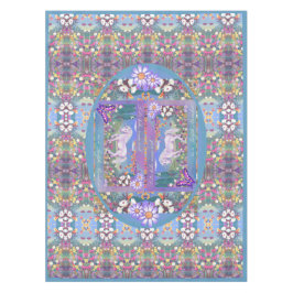 Een paarse Paradise-tablet Tafelkleed