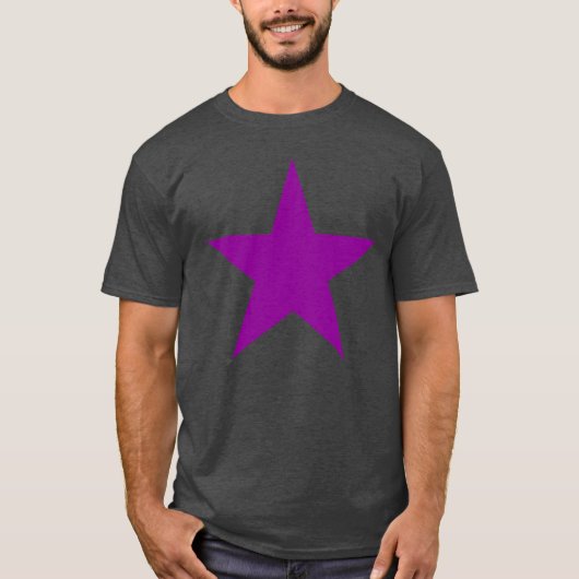Een Paarse ster van het anarcha-feminisme T-shirt (Voorkant)