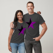 Een Paarse ster van het anarcha-feminisme v2 T-shirt (Unisex)