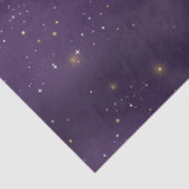 Een paarse sterrenhemel serie ontwerp 2 tissuepapier (Detail)