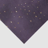 Een paarse sterrenhemel serie ontwerp 6 tissuepapier (Detail)