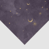 Een Paarse Sterrennacht Series Design 9 Tissuepapier (Detail)