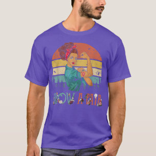 Een paarse uterus Pro-keuze feministisch vrouwtje T-shirt