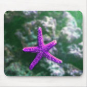 Een Paarse zeester rotsachtig strand Muismat (Voorkant)