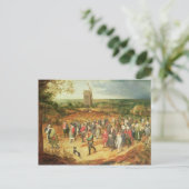 Een paasbruiloft briefkaart (Staand voorkant)