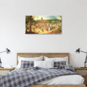 Een paasbruiloft canvas afdruk (Insitu (Slaapkamer))