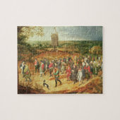 Een paasbruiloft legpuzzel (Horizontaal)