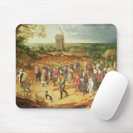 Een paasbruiloft muismat (Met muis)