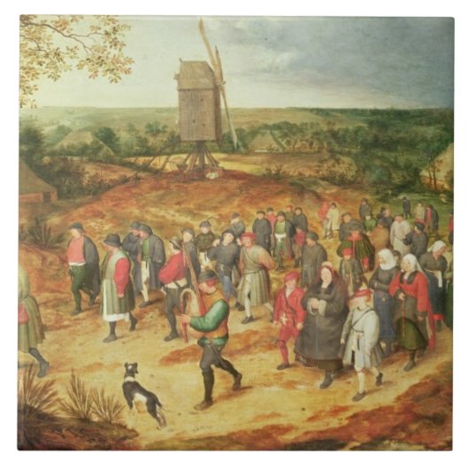 Een paasbruiloft tegeltje (Voorkant)