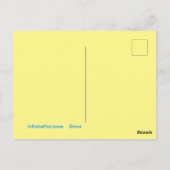 Een paasBunny-Briefkaart Briefkaart (Achterkant)