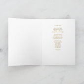 Een paasgebed feestdagen kaart (Binnen)