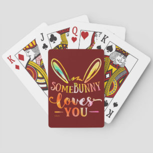 EEN PAASHAAS HEEFT JE LIEF grappig paasfeest cadea Pokerkaarten