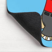 Een Pachycephalosaurus die golf speelt. Muismat (Hoek)