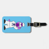 Een Pachycephalosaurus dinosaurus zeeman. Bagagelabel (Voorkant horizontaal)