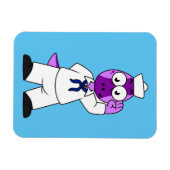 Een Pachycephalosaurus dinosaurus zeeman. Magneet (Horizontaal)