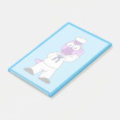 Een Pachycephalosaurus dinosaurus zeeman. Post-it® Notes (Schuin)