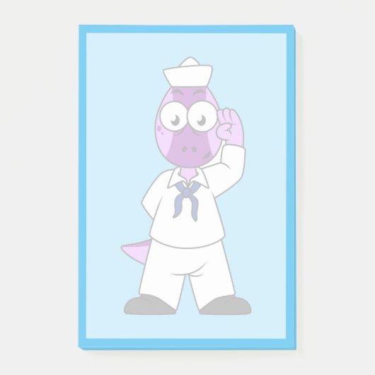 Een Pachycephalosaurus dinosaurus zeeman. Post-it® Notes (Voorkant)