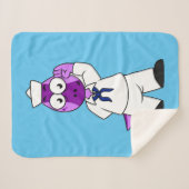 Een Pachycephalosaurus dinosaurus zeeman. Sherpa Deken (Voorkant (horizontaal))