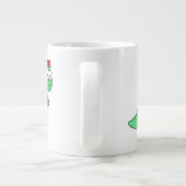 Een Pachycephalosaurus honkbalwerper. Grote Koffiekop (Achterkant)