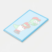 Een Pachycephalosaurus honkbalwerper. Post-it® Notes (Schuin)