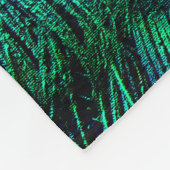 Een pacocks mooi open veren fleece deken (Hoek)
