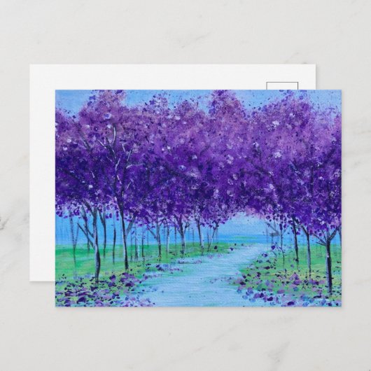 Een pad briefkaart (Voorkant / Achterkant)