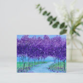 Een pad briefkaart (Staand voorkant)