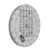 Een pad dartbord (Voorkant Links)