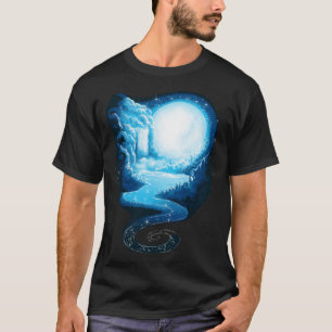 Een pad dat wordt ontgrendeld t-shirt