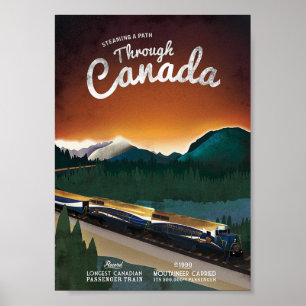 Een pad door de Canadese  kunst Poster