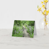 Een pad minder ingenomen kaart (Gele Bloem)