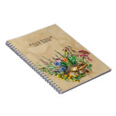 Een pad onder het Notitieboek van de bloemen (Rechterzijde)