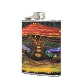 Een paddenstoelwereld heupfles (Links)