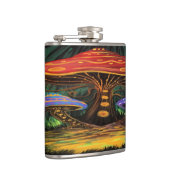 Een paddenstoelwereld heupfles (Rechts)