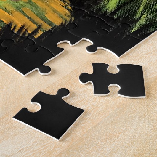 Een paddenstoelwereld legpuzzel (Zijkant)