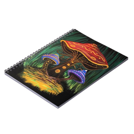 Een paddenstoelwereld notitieboek (Linkerzijde)