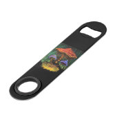 Een paddenstoelwereld speed flessenopener (Voorkant Gekanteld)