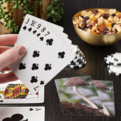 Een paddestoel pokerkaarten (Insitu)