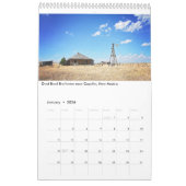 Één pagina 12 maandkalender, oude & verlaten dinge kalender (Jan 2026)