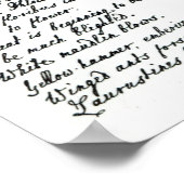 Een pagina uit de agenda van Rev. James Woodforde Poster (Hoek)