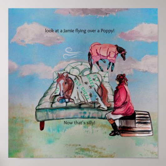 Een pagina uit het boek, Fly Boots Poster (Voorkant)