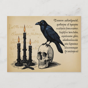 Een pagina uit het boek van magie briefkaart