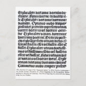 Een pagina van de "Grammaire Latine" Briefkaart (Voorkant)