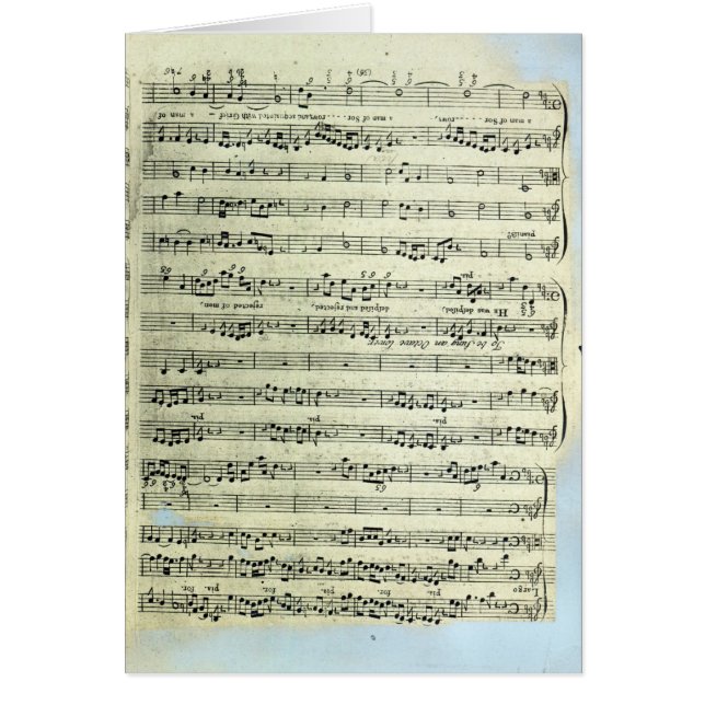 Een pagina van één van de enige twee exemplaren (Voorkant)