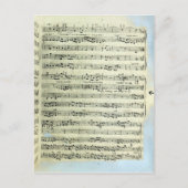 Een pagina van één van de enige twee exemplaren briefkaart (Voorkant)