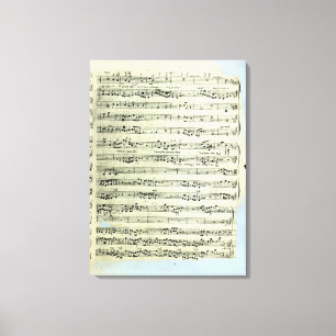 Een pagina van één van de enige twee exemplaren canvas afdruk