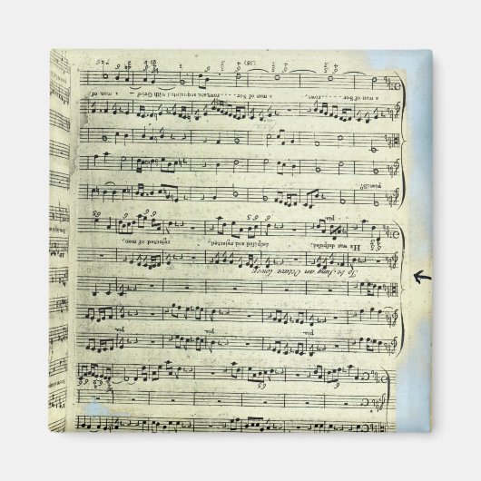 Een pagina van één van de enige twee exemplaren magneet (Voorkant)