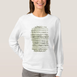 Een pagina van één van de enige twee exemplaren t-shirt