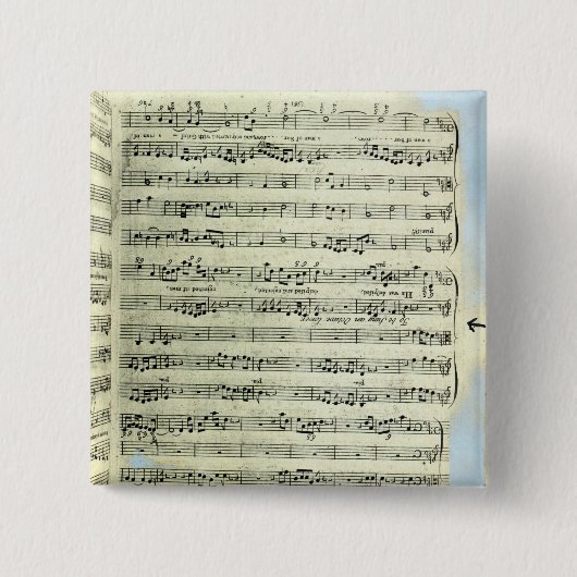 Een pagina van één van de enige twee exemplaren vierkante button 5,1 cm (Voorkant)